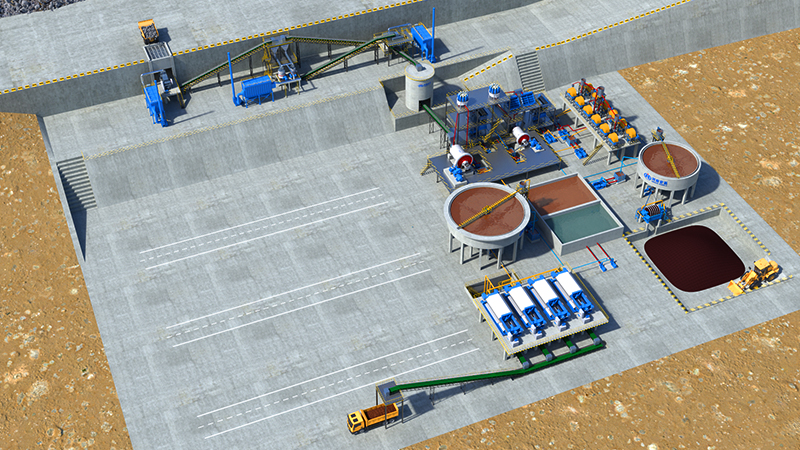 Hematite processing demonstration