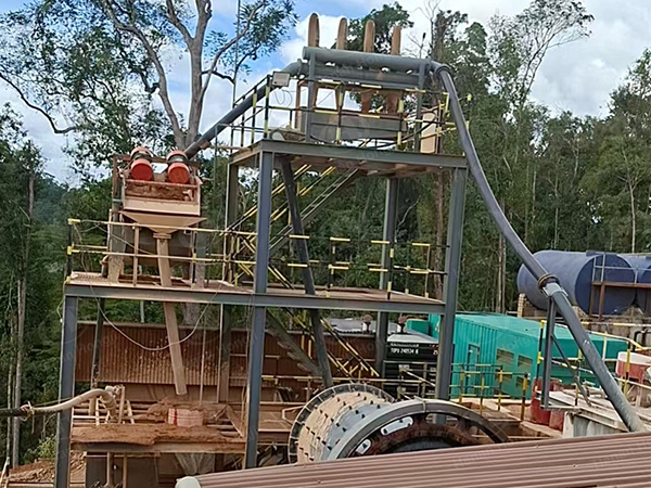 300t/d gold mine processing plant in Suriname