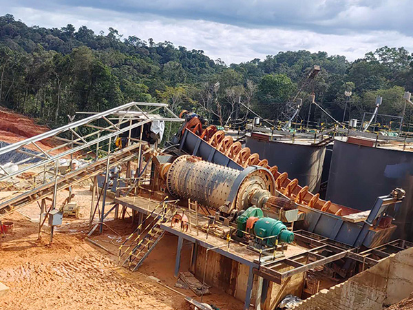 300t/d gold mine processing plant in Suriname