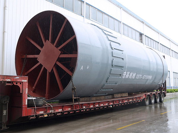 Zinc oxide rotary kiln shipped to Myanmar