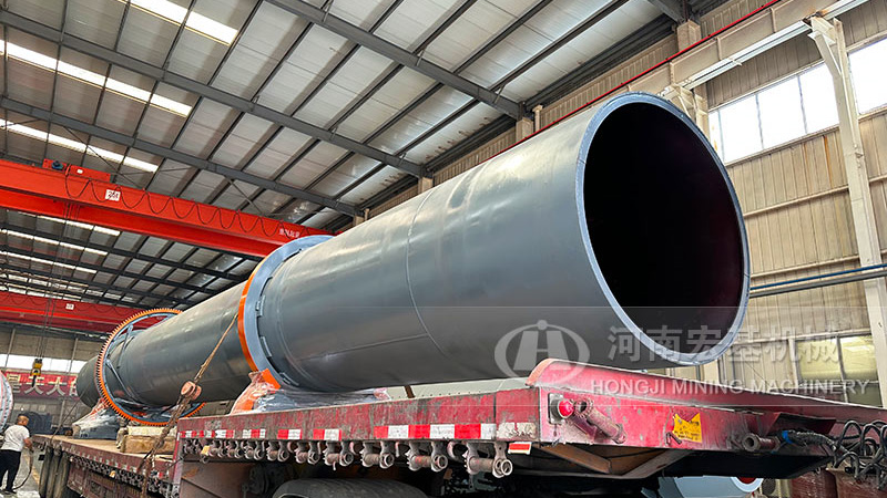 XQ3-petroleum coke dryer shipped to Gansu