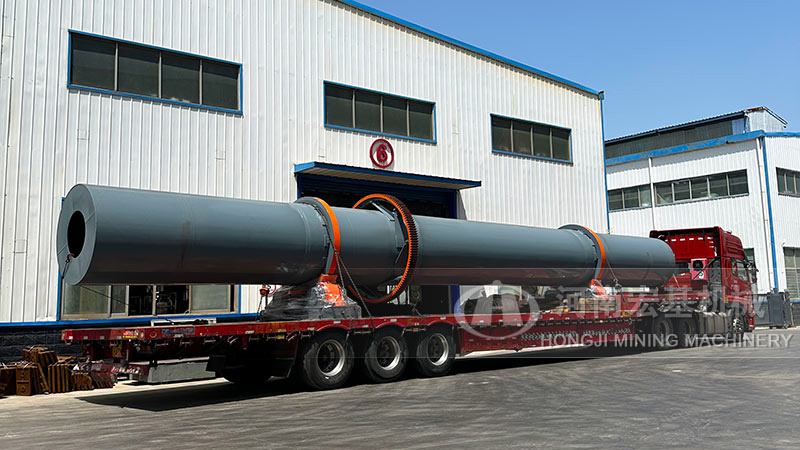 XQ4-petroleum coke dryer shipped to Gansu